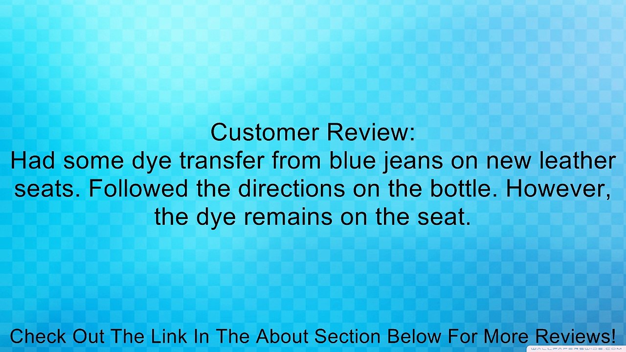 Leather Master Leather Dye Transfer Cleaner (8.45 oz) Review