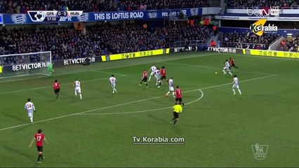مانشستر يونايتد  يتقدم 1/0 علي كوينز بارك