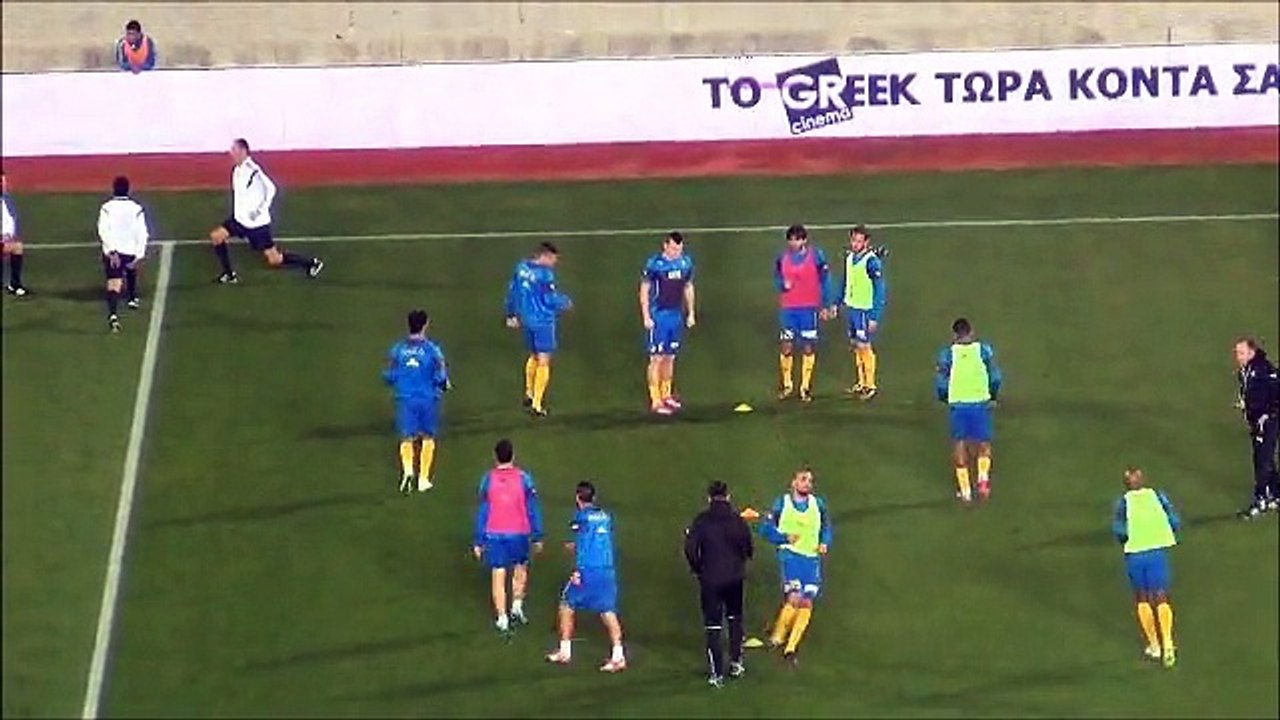 ΑΠΟΕΛ-Οθέλλος-προθέρμανση ΑΠΟΕΛ (2)