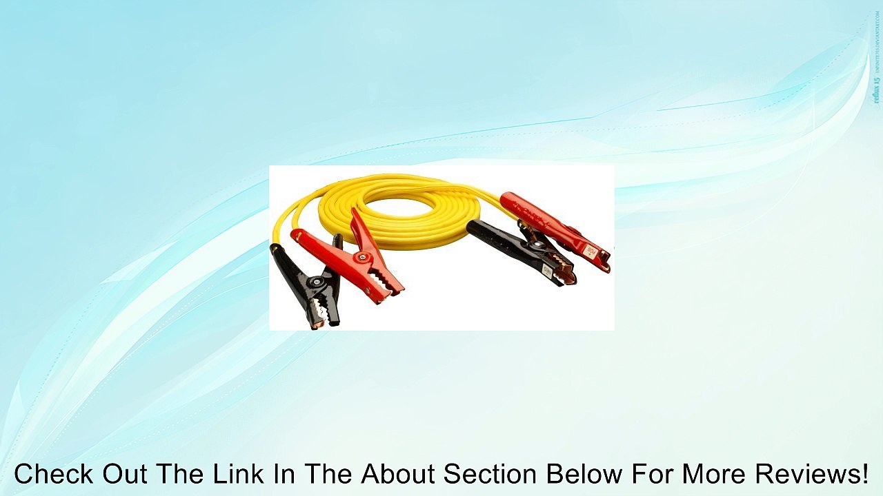 Coleman Cable 08471 12-Feet Medium-Duty Booster Cable with Non-Polar Glow Clamps, 8-Gauge Review