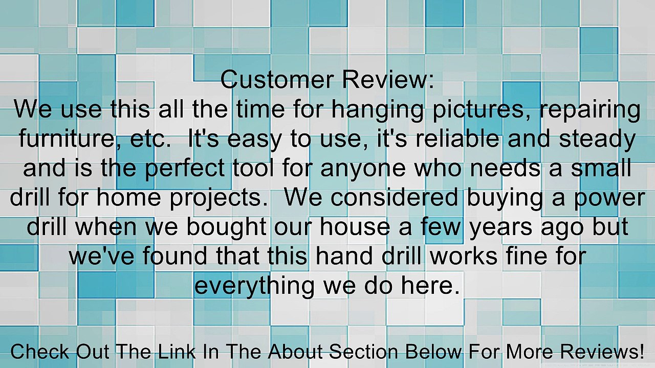 Fiskars Hand Drill (85116984) Review
