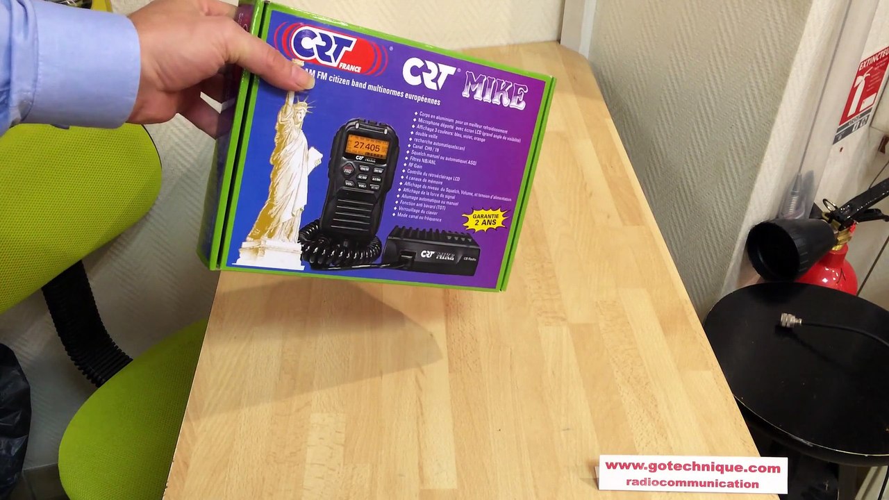 CRT MIKE CB Radio AM FM Presentation GoTechnique