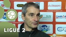 Conférence de presse Stade Lavallois - Dijon FCO (1-0) : Denis ZANKO (LAVAL) - Olivier DALL'OGLIO (DFCO) - 2014/2015