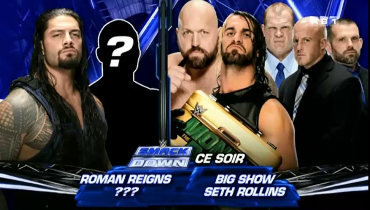 AB1 SMACKDOWN ROMAN REIGNS & ???  VS BIG SHOW & SETH ROLLINS
