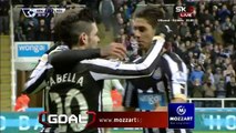 Yoan Gouffran 1:1 | Newcastle United - Southampton 17.01.2015 HD