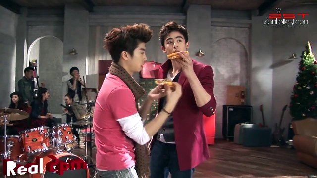[Vietsub - 2ST] [Real] Ghi hình quảng cáo Mr. Pizza - 1