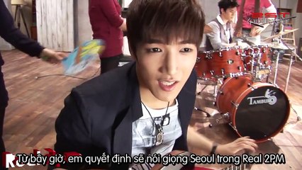 [Vietsub - 2ST] [Real] Ghi hình quảng cáo Mr. Pizza - 2