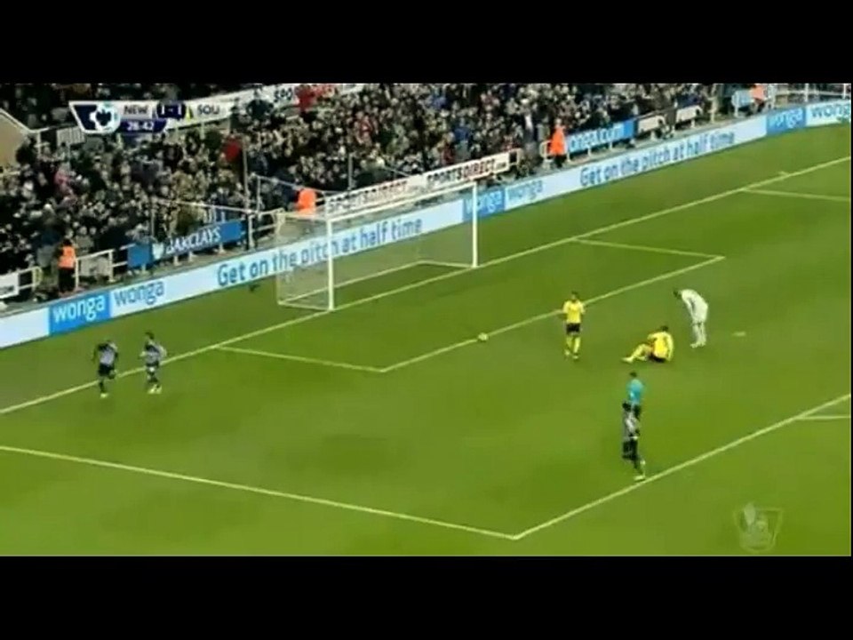 Goal Yoan Gouffran - Newcastle United 1-1 Southampton - 17/01/2015