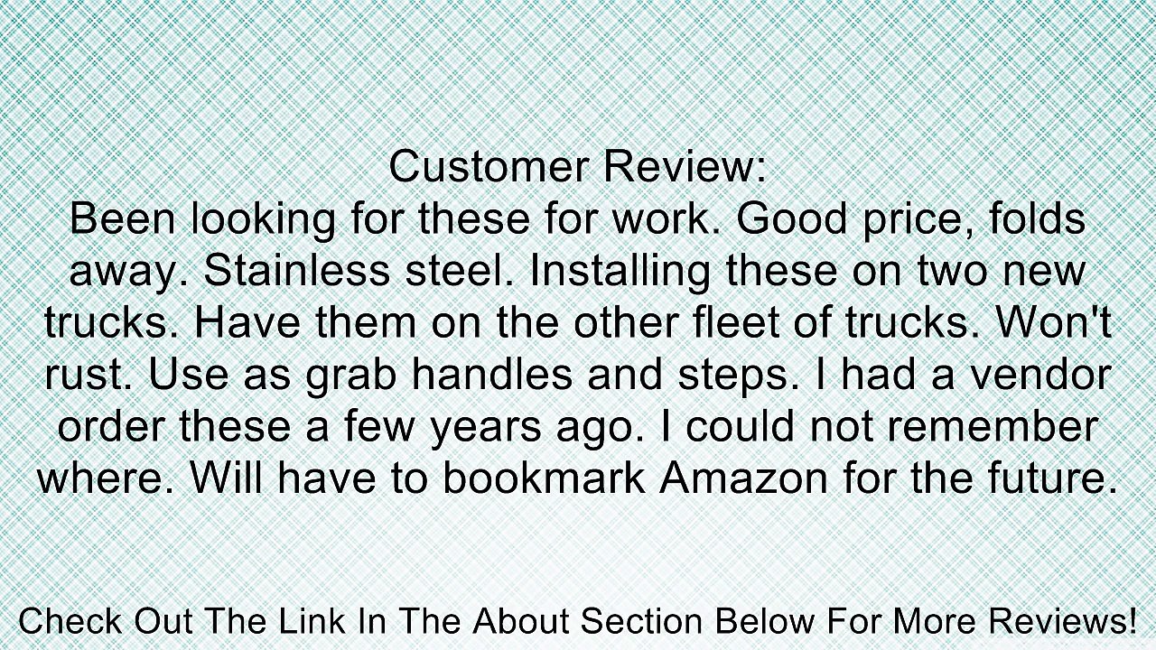 Buyers Products B2797BPC Folding Foot/Grab Step Review