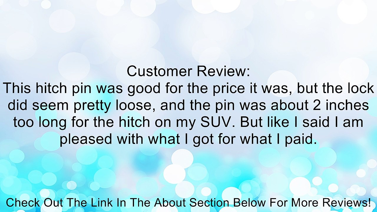 Buyers Products BLHP200 Class 3/4/5 Hitch Pin with Lock Review