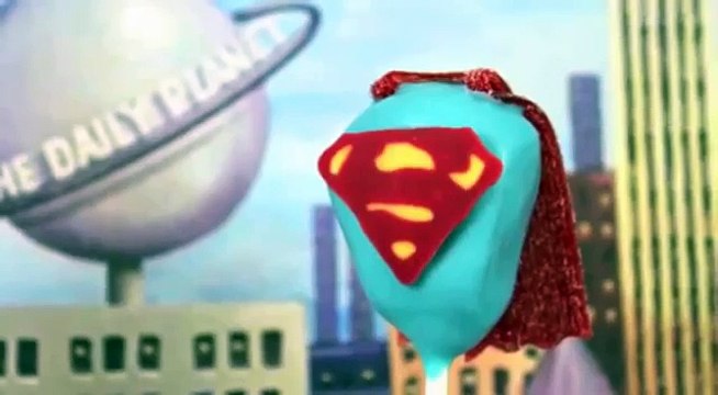 Make Superman Man of Steel Cake Pops! A Cupcake Addiction How To Superhero Tutorial