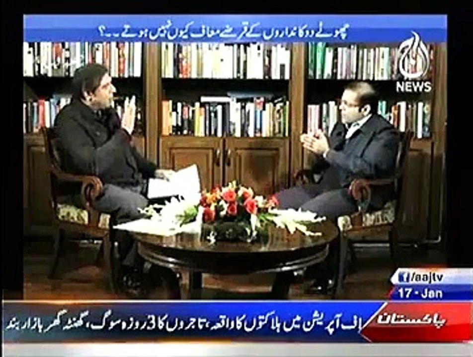 Aaj Rana Mubashir Kay Sath  On Aaj News – 17th January 2015
