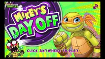 Teenage Mutant Ninja Turtles  Mikey's Day Off - TMNT Nickelodeon Cartoon Game