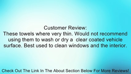 Detailer's Choice 3-528 12-Pk Bag Terry Towels-1 each Review