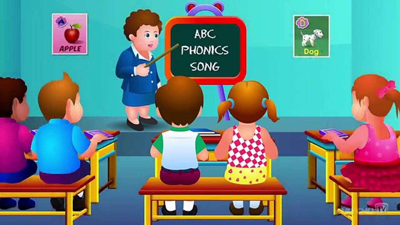 Phonics Song with TWO Words - A For Apple - ABC Alphabet Songs with ...