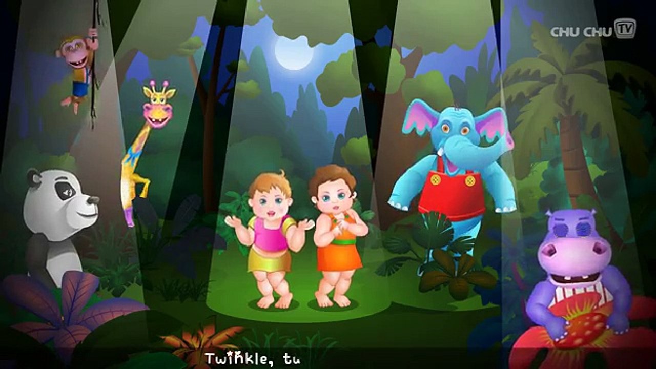 Twinkle Twinkle Little Star Rhyme with Lyrics - English Nursery Rhymes Songs for Children