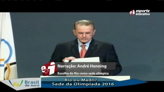 EI 8 anos: Rio de Janeiro é anunciado como sede das Olimpíadas de 2016