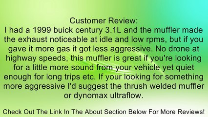 Thrush 17715 Turbo Muffler Review