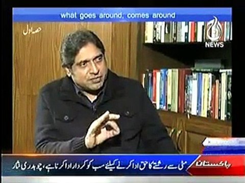 Aaj Rana Mubashir Kay Sath (Exclusive Interview WIth Salman Shahbaz Sharif) On Aaj News – 17th January 2015