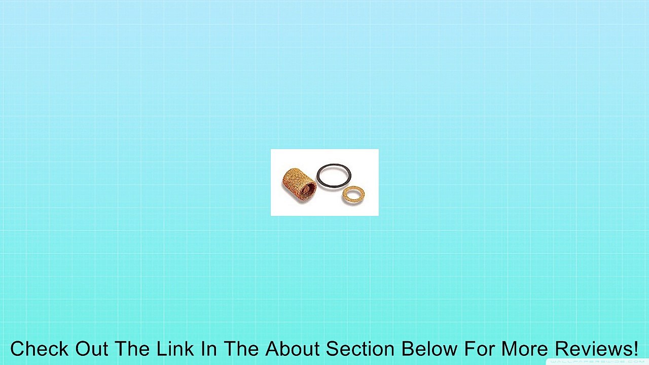 Holley 162500 Brass Carburetor Fuel Inlet Filter Pack of 2 Review─影片