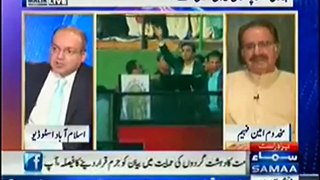 Masood Sharif Khan Khattak in Nadeem Malik Live on Samaa Tv 13 Jan 2015, Part 3