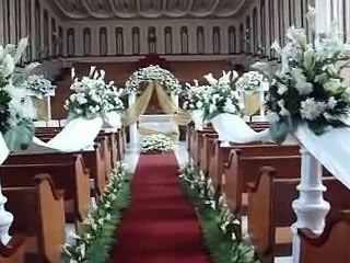 Ysabela Florist Church Wedding Arrangement