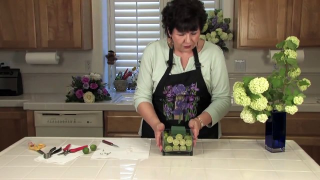 DIY Brides Lime Wedding Centerpieces - Floral Arrangements for Weddings and Centerpieces