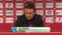 Réaction de Régis Brouard après Stade Brestois 29 - Chamois Niortais FC