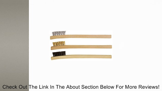 SE - Brush - Mini, Wire, Wooden Handle, 3 Pc Review