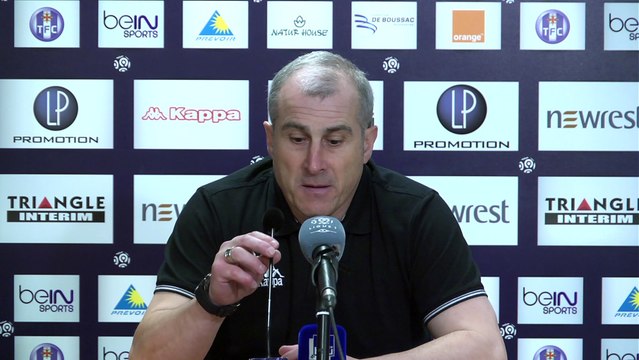 La conférence de presse d'Alain Casanova après TFC/Bastia