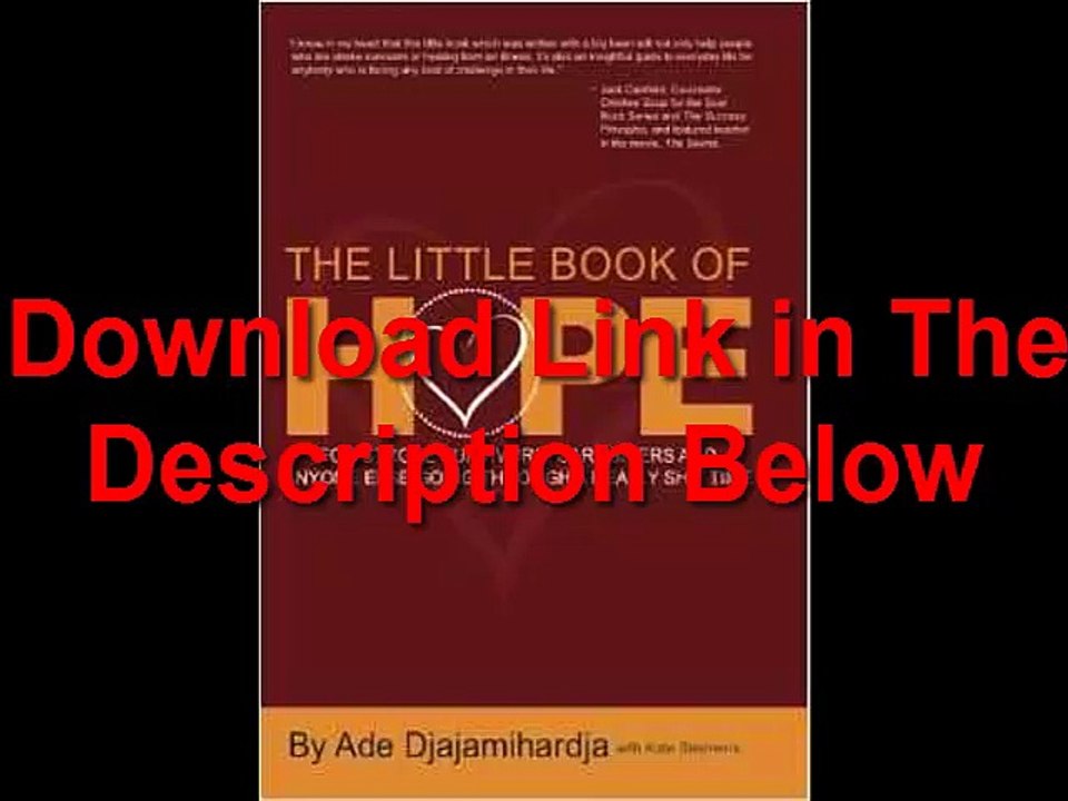The Little Book of Hope by Ade Djajamihardja Ebook (PDF) Free Download