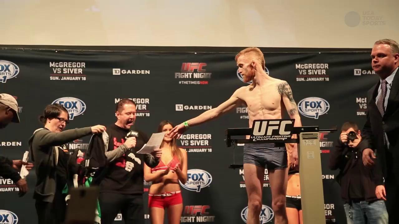 Irish fans mob Jose Aldo Q&A, weigh-ins