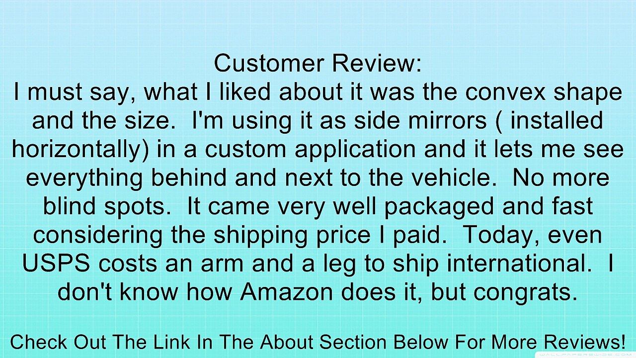 CIPA 49504 4" x 8" Clamp-On Convex Review