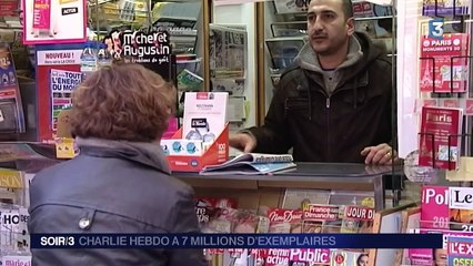 Charlie Hebdo est imprimé à sept millions d'exemplaires