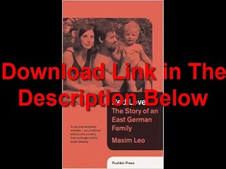 Red Love The Story of an East German Family by Maxim Leo Ebook (PDF) Free Download
