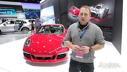 2016 Porsche 911 Targa 4 GTS - 2015 Detroit Auto Show