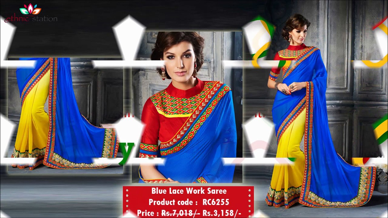Ethnic Designer PartyWear Sarees Within Rs.3500