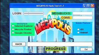 Megapolis Hack Tool _ Cheats _ Pirater for Facebook, iOS - iPhone, iPad, iPod and Android