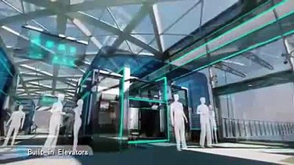 due to traffic rush in china a new car is introducing in china amazing watch video.