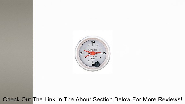 Auto Meter 4385 Ultra-Lite Clock Review