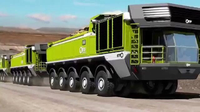 Карьерный поезд