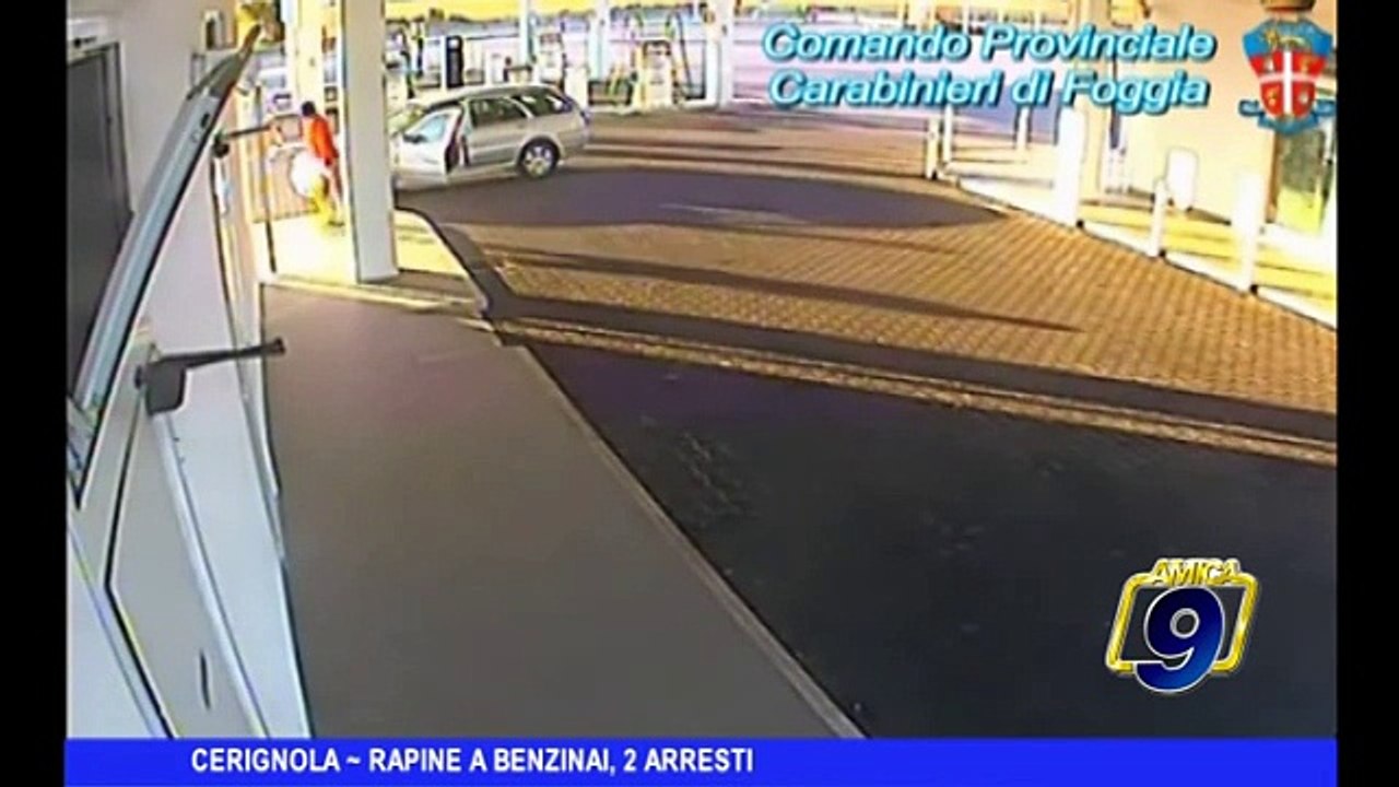 CERIGNOLA | Rapine a benzinai, 2 arresti