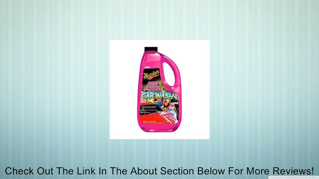 Meguiars G10464 64 Oz Deep Crystal Car Wash Review