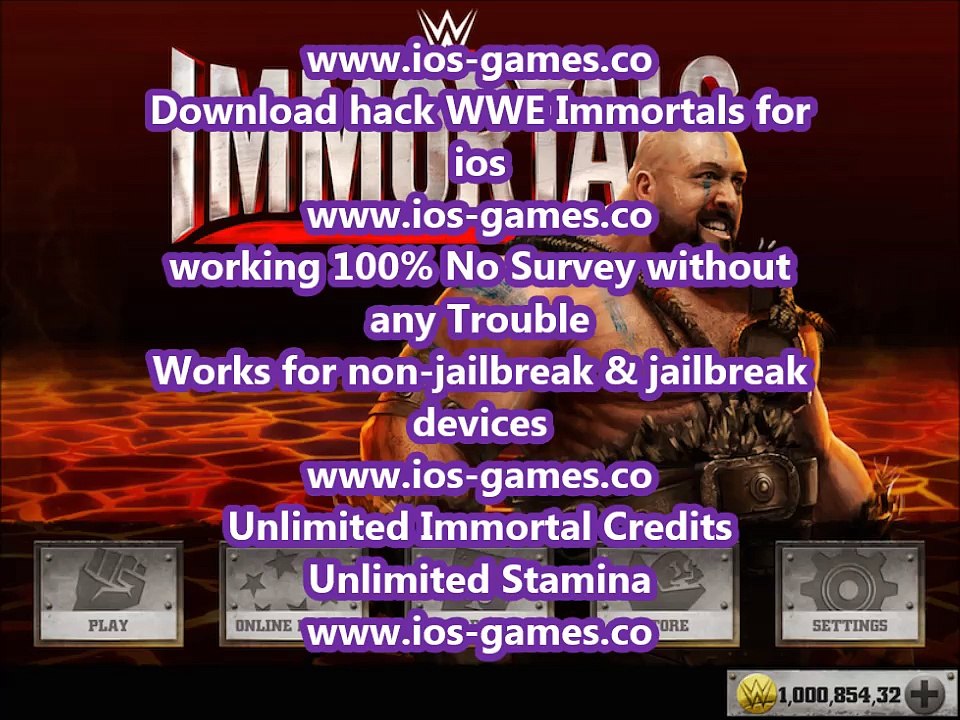 WWE Immortals hack for ios
