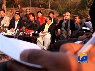 PTI announces dharna Convention on 18 Jan-18 Jan 2015