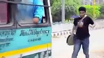 Girl slap to a innocent boy and Then Boy slap to a Girl in a bus.MP4
