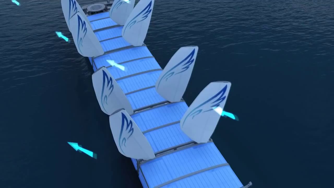 Green Container Cargo Ship NYK SUPER ECO SHIP 2030