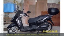 CATANIA,    PEUGEOT  LXR 200 TIPO VEICOLO SCOOTER CC 200