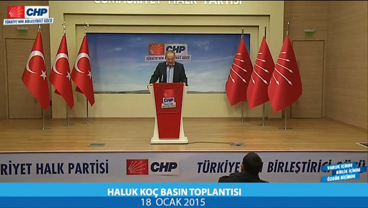 PROF.DR. HALUK KOÇ BASIN TOPLANTISI 18/01/2015
