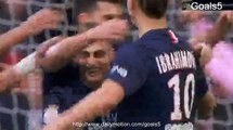 Verratti M Goal PSG 2 - 1 Evian TG Ligue 1 18-1-2015